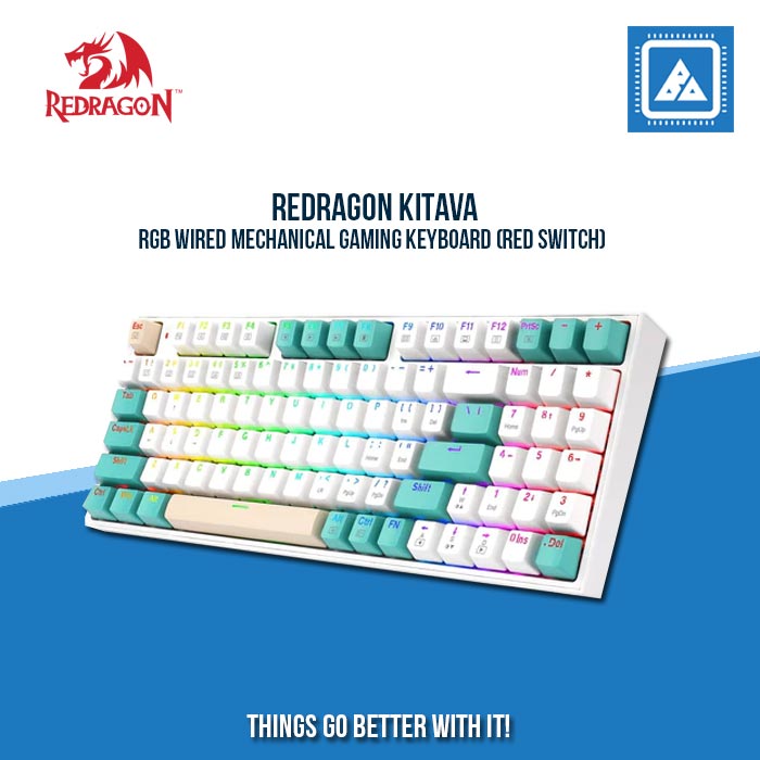 REDRAGON KITAVA RGB WIRED MECHANICAL GAMING KEYBOARD (RED SWITCH) REDRAGON KITAVA RGB WIRED MECHANICAL GAMING KEYBOARD (RED SWITCH)
